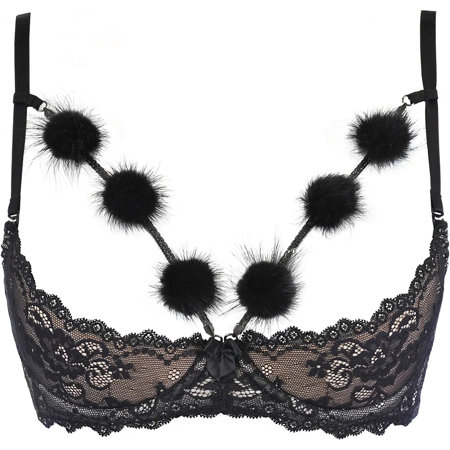 Sexy Open Cup Lace Bra Axami Pussycat - STREET STYLE
