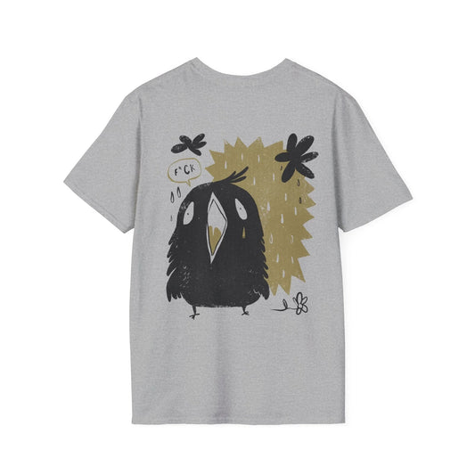 Angry Bird - Moody Birds - Unisex T-Shirt - Back Print - STREET STYLE