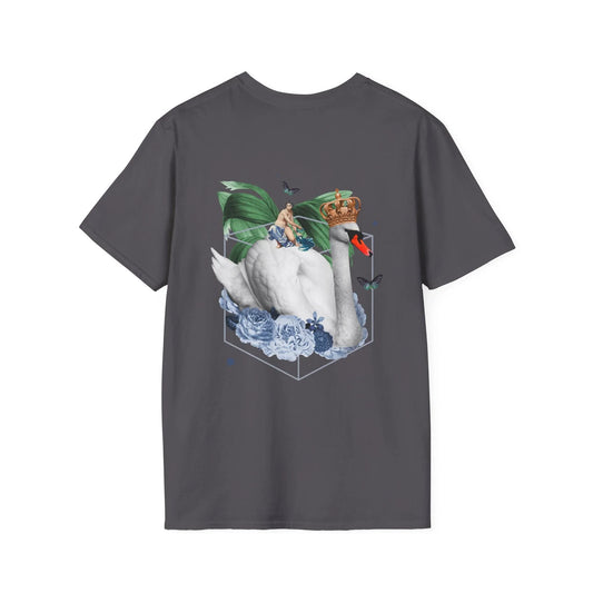 Swan - Quirky Collage - Unisex T-Shirt - Back Print - STREET STYLE