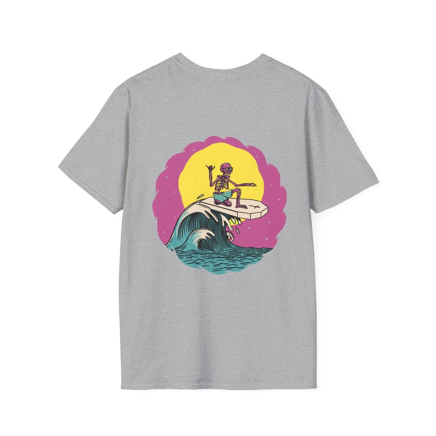 Bones Out - Summer Skulls - Unisex T-Shirt - Back Print - STREET STYLE