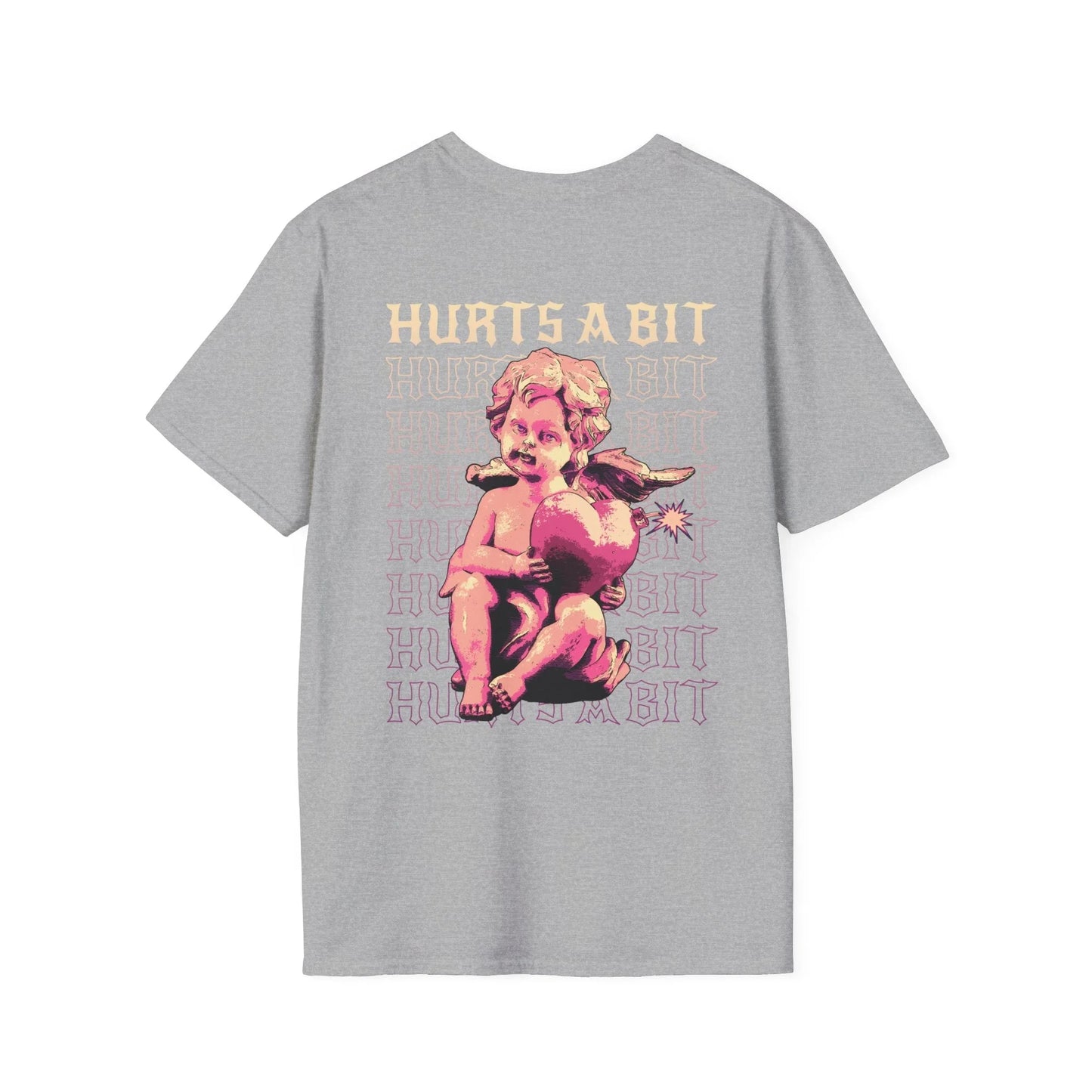 Hurts a bit - Streetwear - Gods Way - Unisex T-Shirt - Back Print - STREET STYLE
