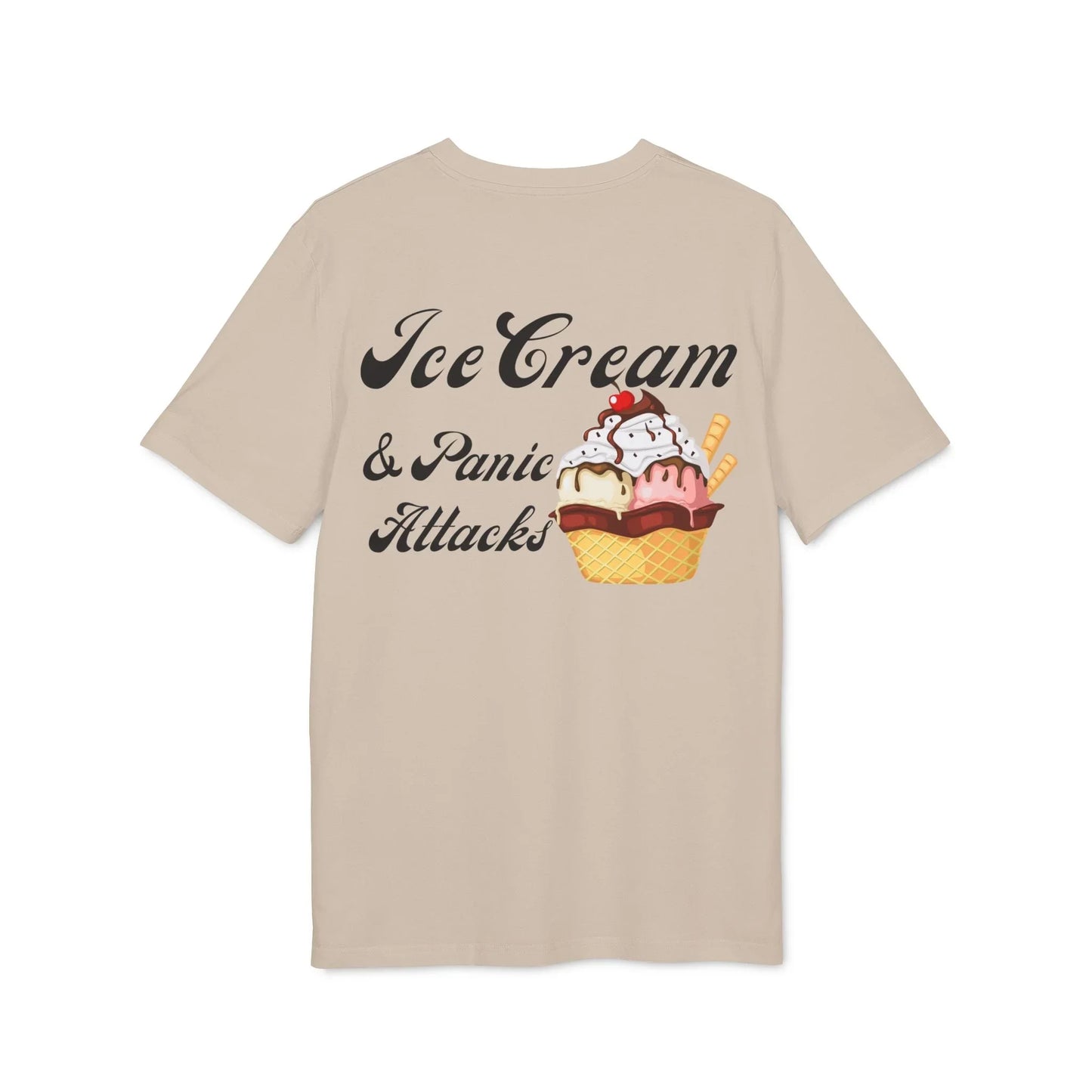 Ice Cream & Panic Attacks - See the Way - Premium Bio Unisex T-Shirt - Back Print - STREET STYLE