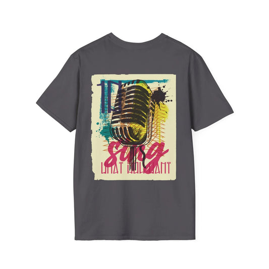Microphone - Urban Graffiti - Unisex T-Shirt - Back Print - STREET STYLE