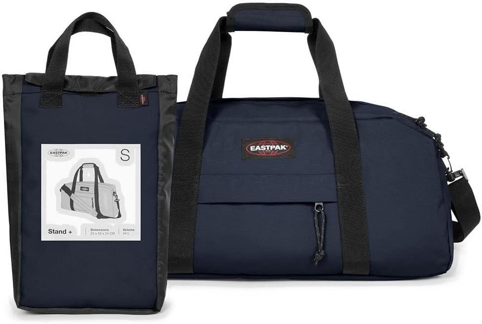 Eastpak Stand + Duffel Bag, 25 x 53 x 24 cm, 34 L, Black, Stand + - STREET STYLE