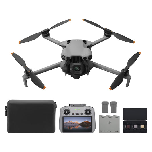 DJI Mini 5 Pro Combo Fly More con DJI RC 2 e DJI Care di 1 anno, drone 4K per principianti, drone con fotocamera, CMOS da 1 pollice, rilevamento degli ostacoli, ActiveTrack 360°, C0