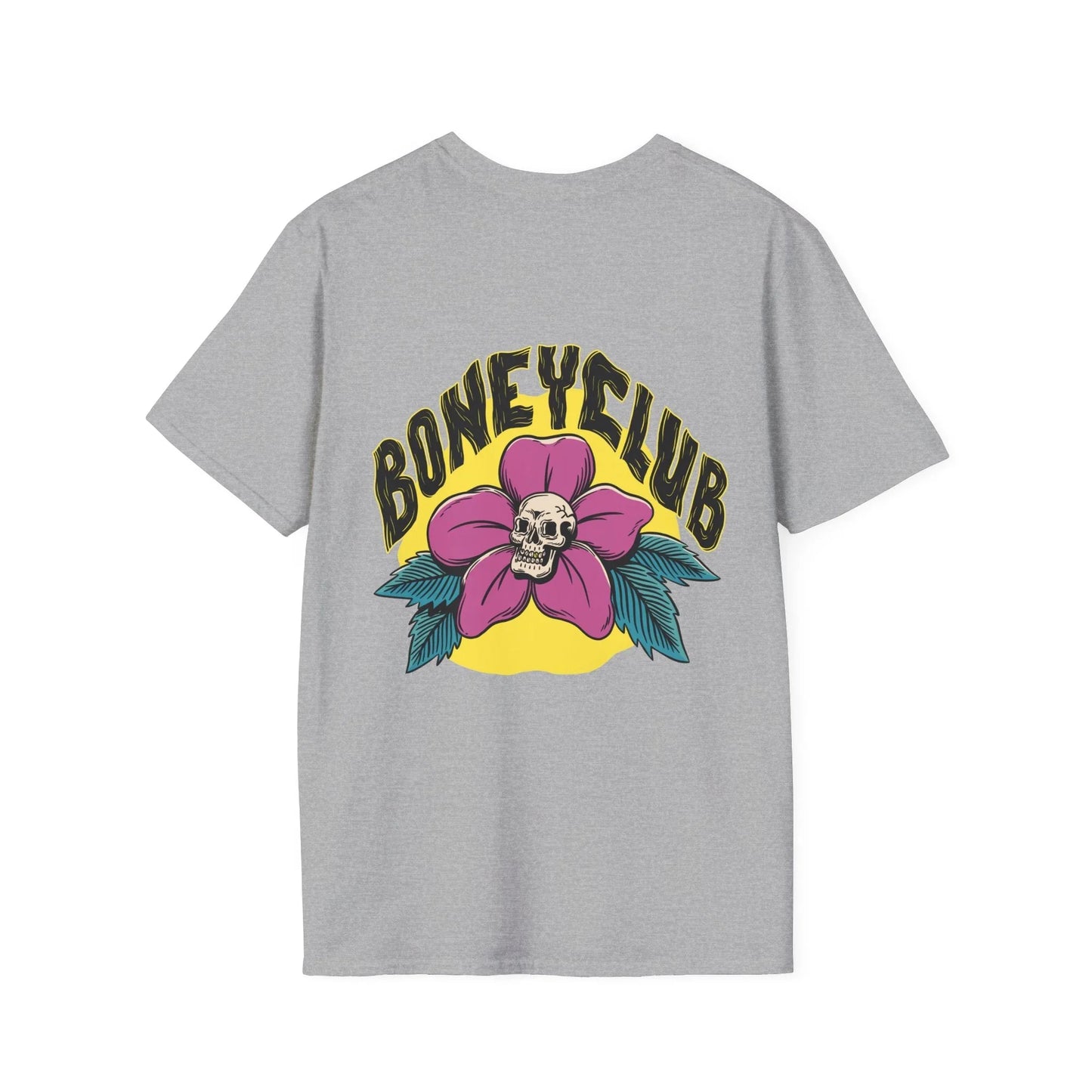 Boney Club - Summer Skulls - Unisex T-Shirt - Back Print - STREET STYLE