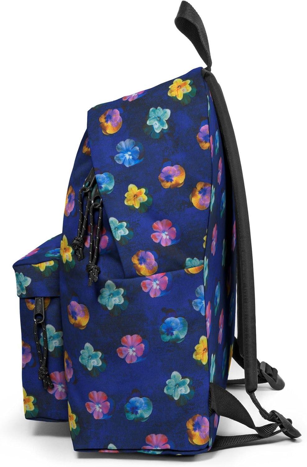 EASTPAK Padded Pak'r Backpack Colour FLOWERBLUR NAVY - STREET STYLE