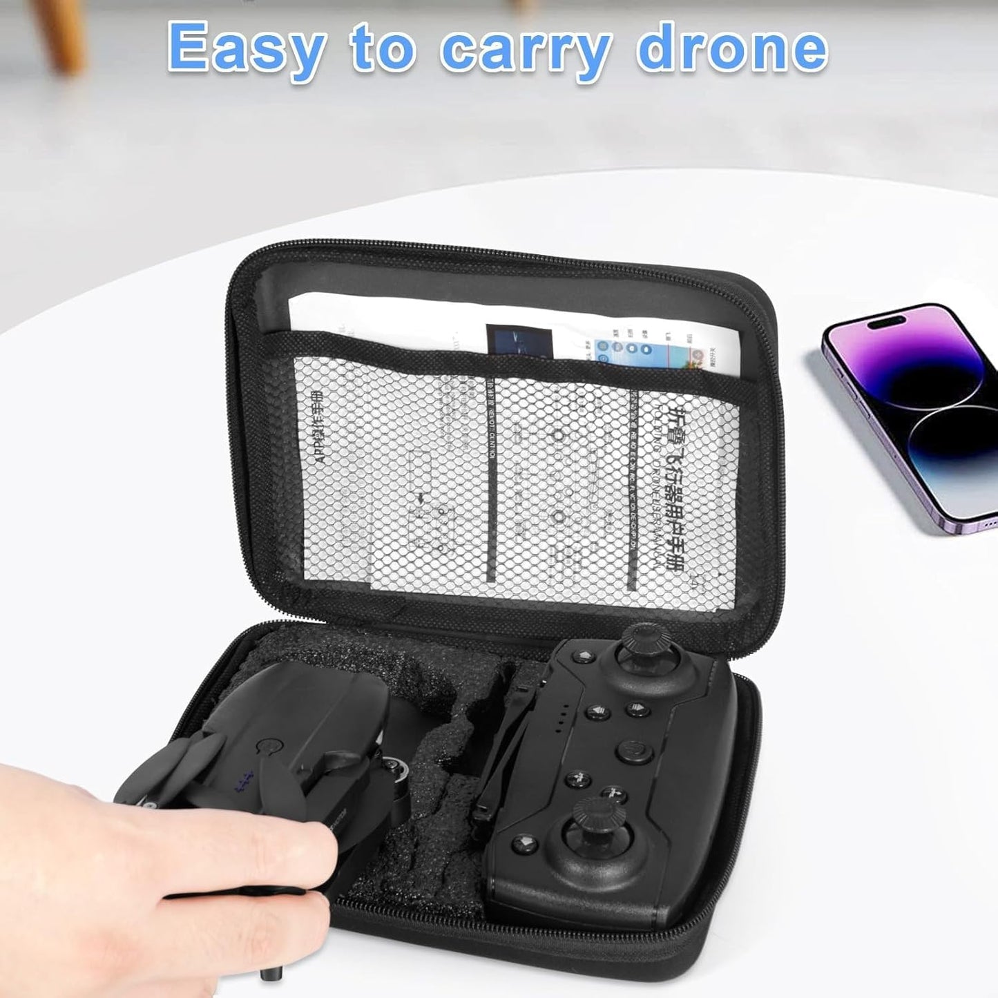 Drone con Telecamera 1080P HD, FPV Droni Telecomandati Mini Drone WiFi Video Diretta per Principianti e Bambini, Mantenimento dell'altitudine, Modalità Senza Testa