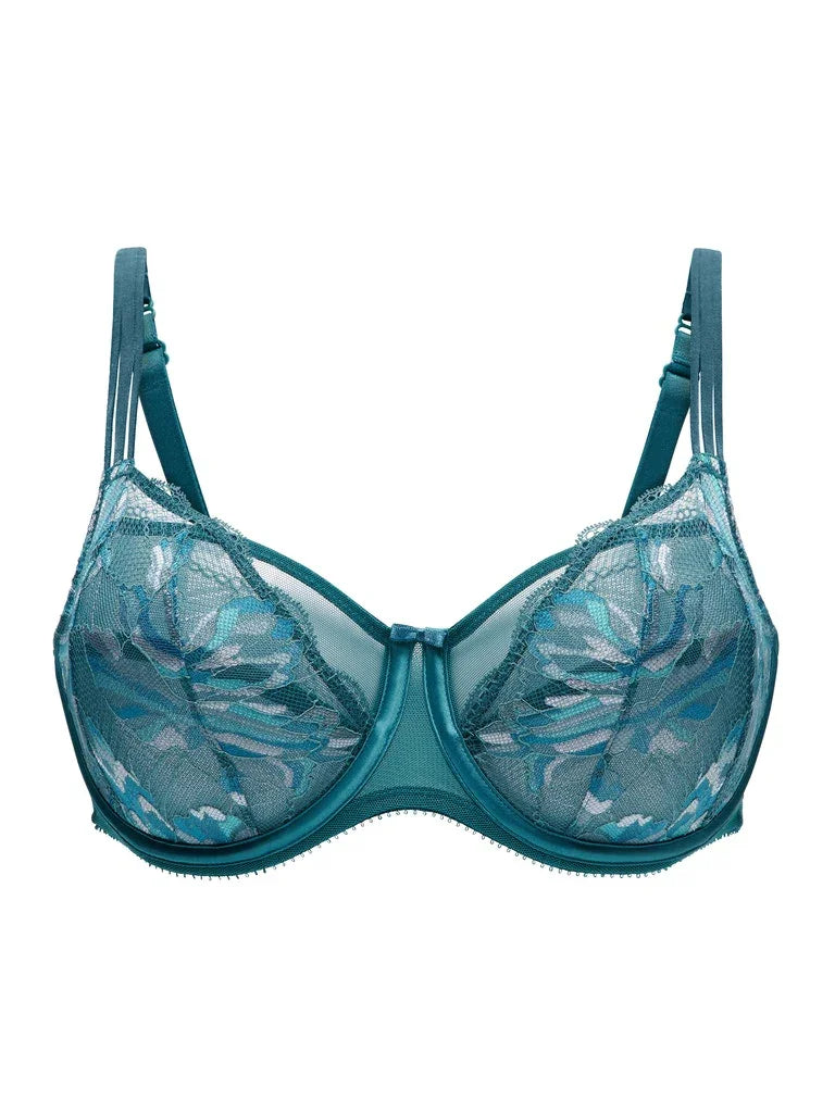 Conturelle Bloomy Days Sheer Lace Wired Bra - STREET STYLE