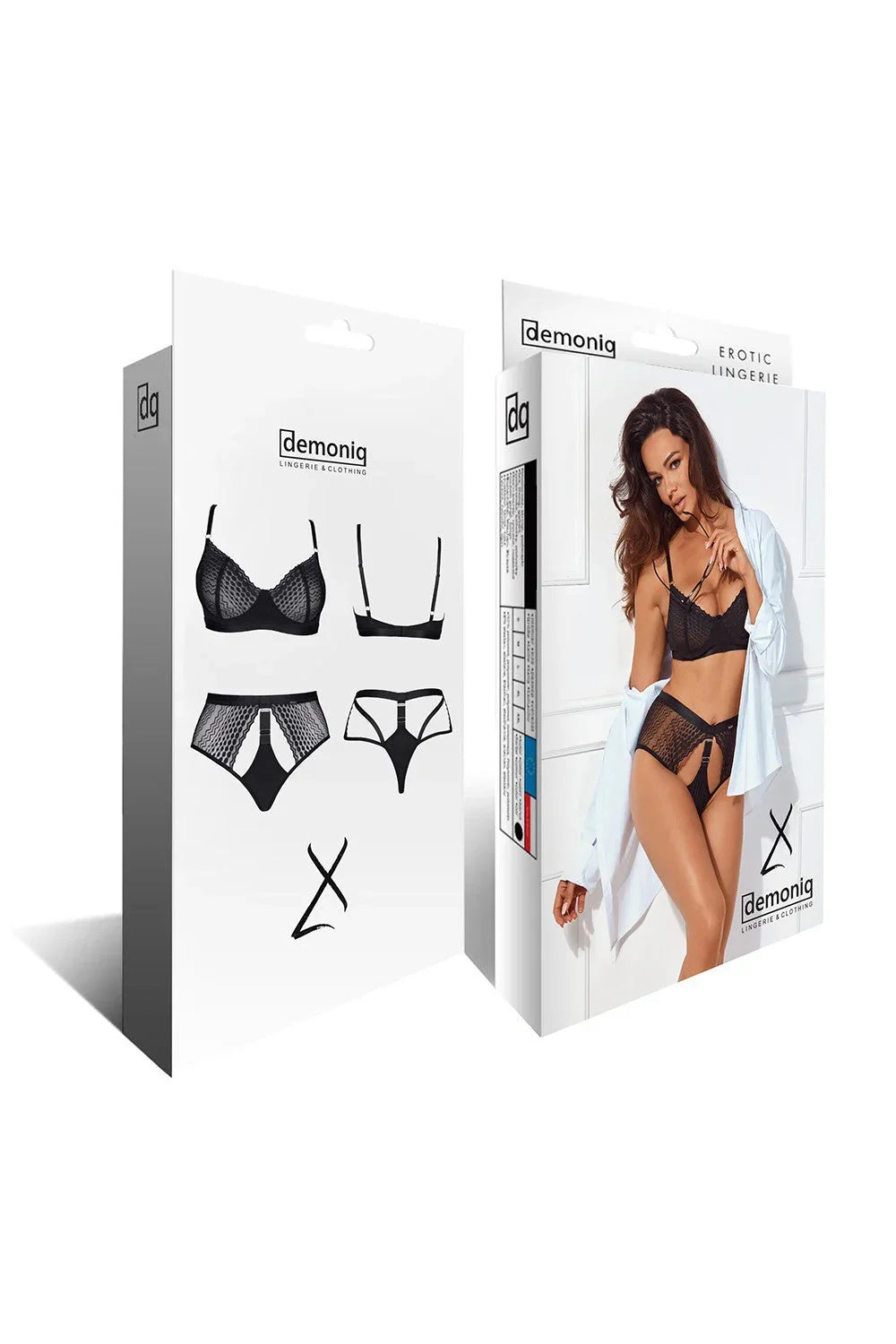 Soft Lace Bra & High Waisted Shorts Demoniq Sarita - STREET STYLE