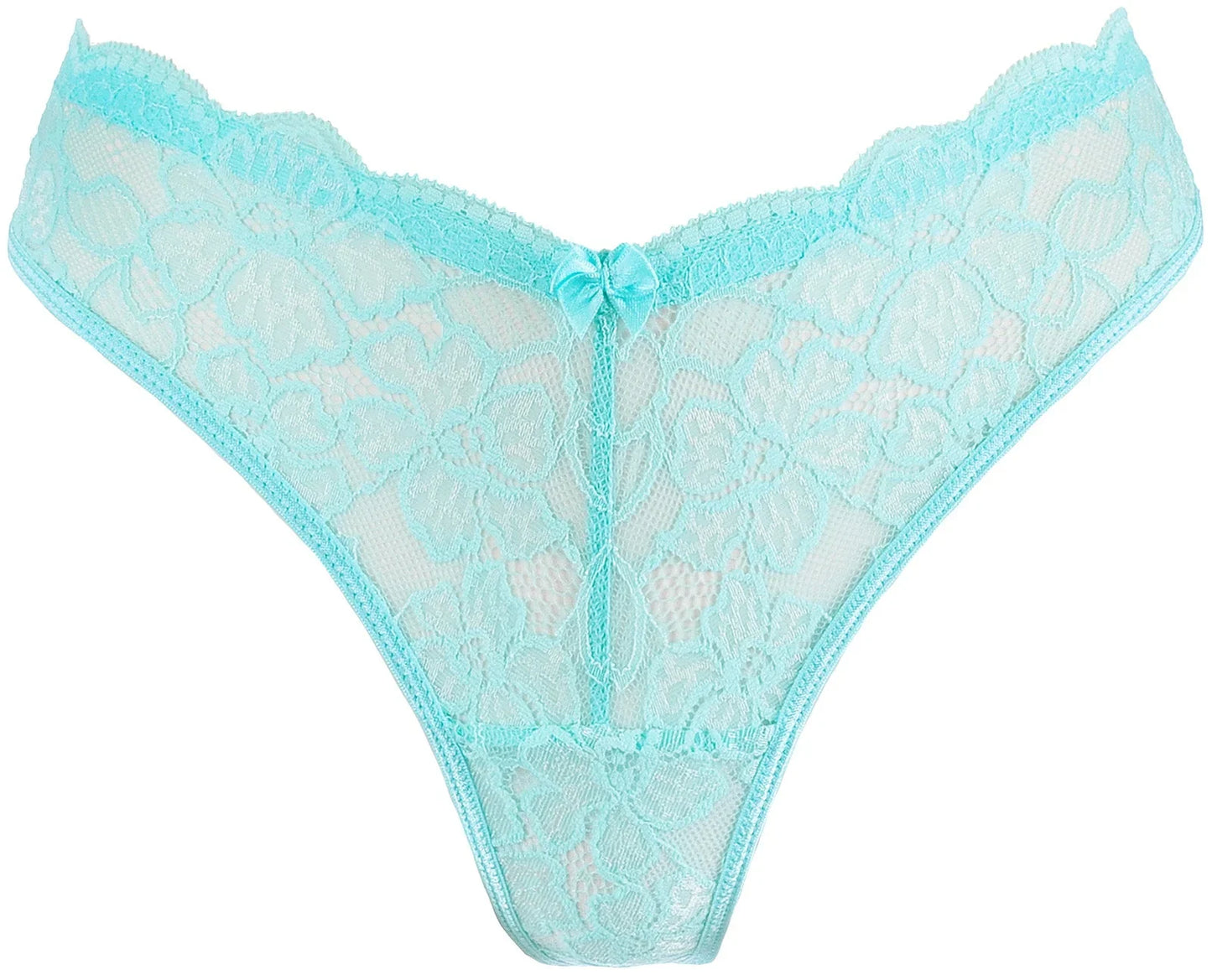 Floral Lace Thong Panty Axami Allure - STREET STYLE