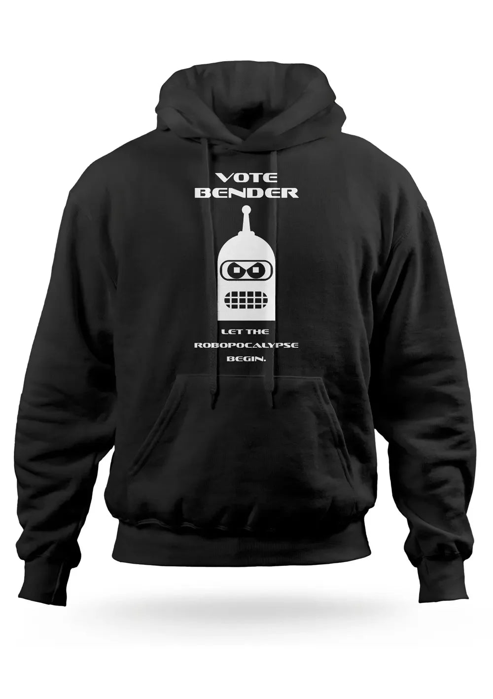 Felpa Con Cappuccio Vota Bender Futurama - STREET STYLE