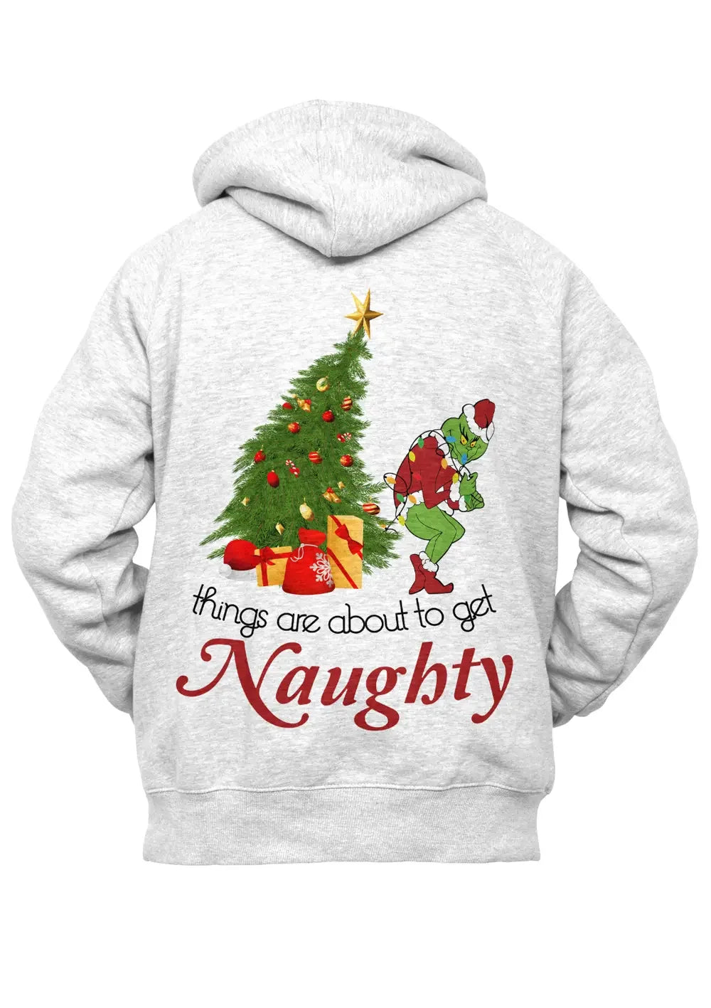 Felpa con Cappuccio Retro il Grinch Christmass Style - STREET STYLE