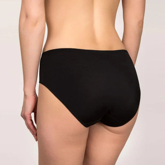 Geometric Full Brief Panty Viola Black - STREET STYLE