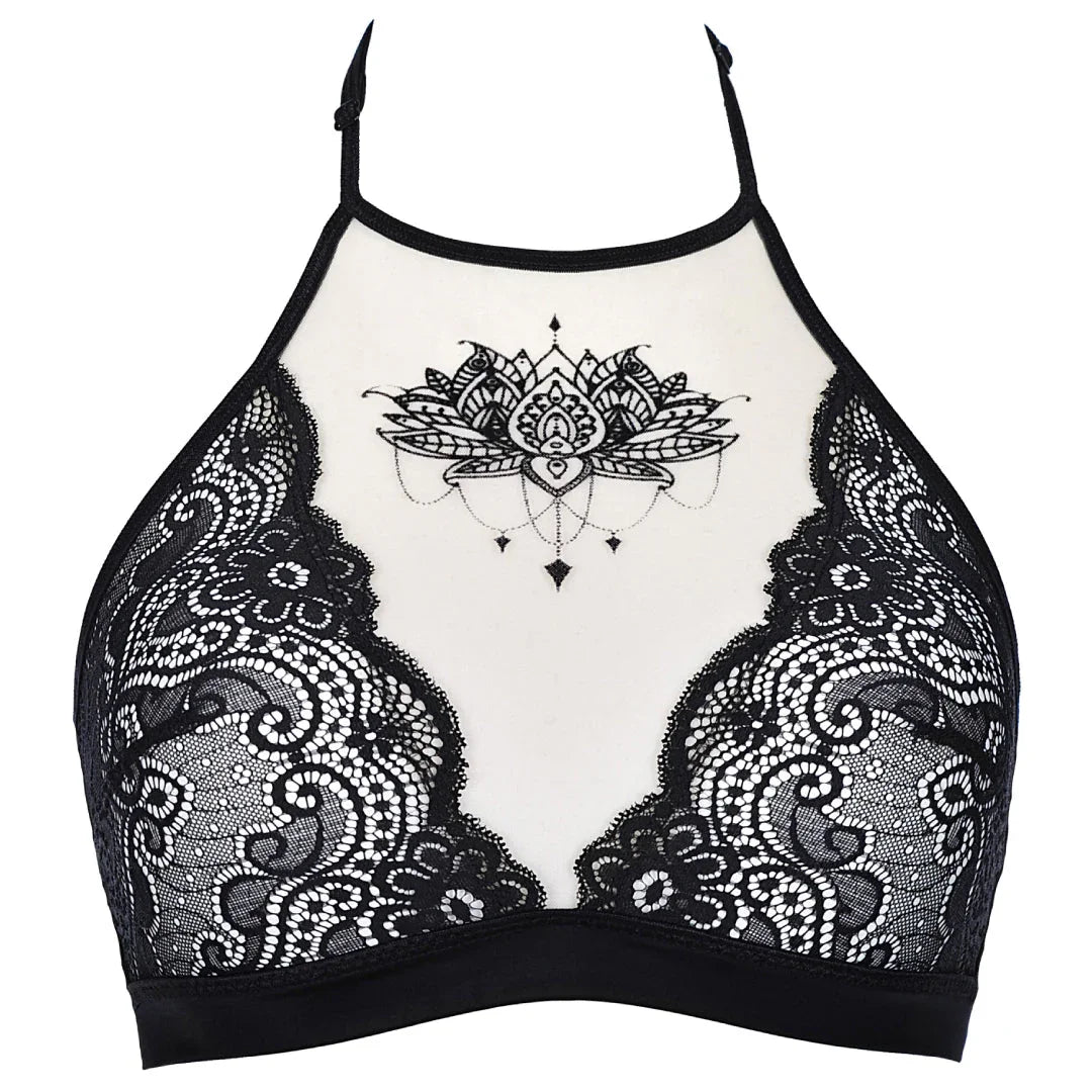 Axami Julianne Sheer Lace Wireless Bralette - STREET STYLE