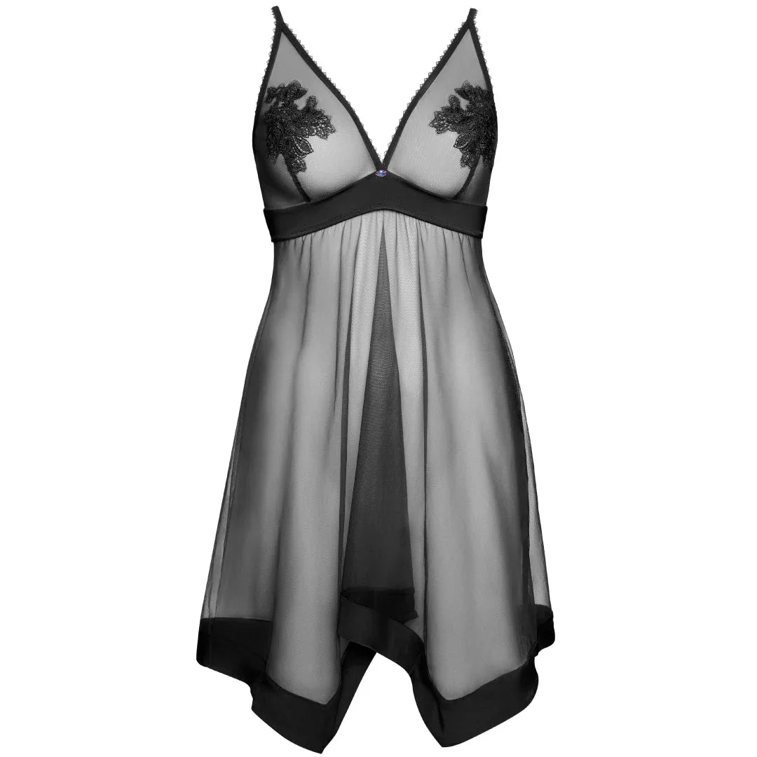 Sheer Mesh Wireless Babydoll Lisca Peony - STREET STYLE