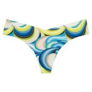 Playful Print Seamless Thong Panty Commando - STREET STYLE