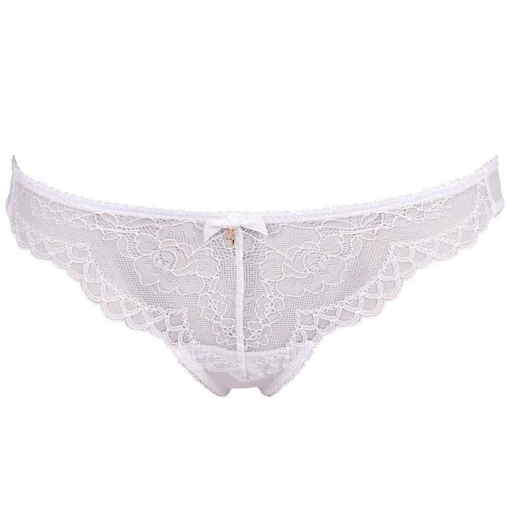 Sheer Thong Panty Gossard Superboost Lace White - STREET STYLE