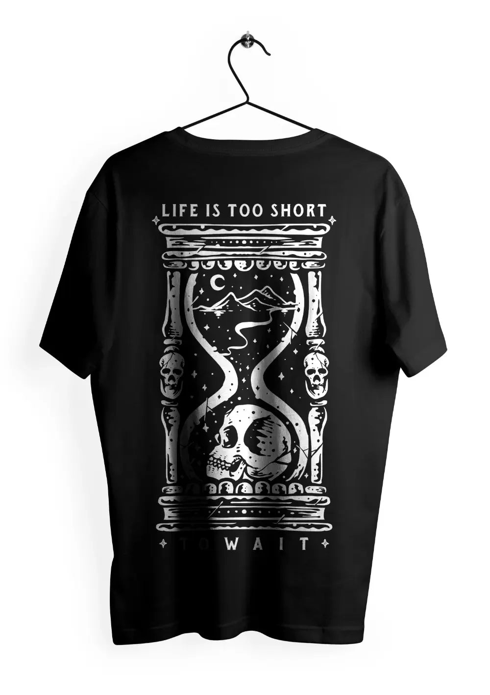 T-Shirt Maglietta Life is too Short Urban Oversize - STREET STYLE