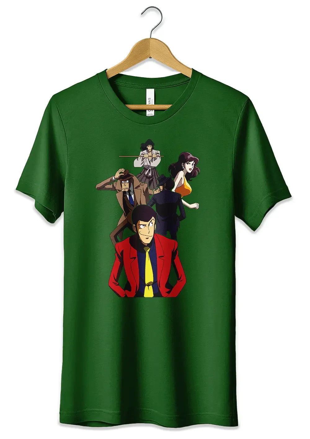 T-Shirt Maglietta Lupin Jigen Goemon Fujiko Zenigata - STREET STYLE