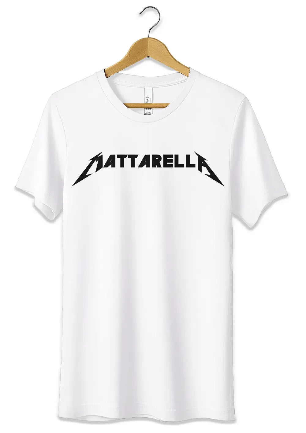 T-Shirt Maglietta Mattarella Parodia Divertente Metallica - STREET STYLE
