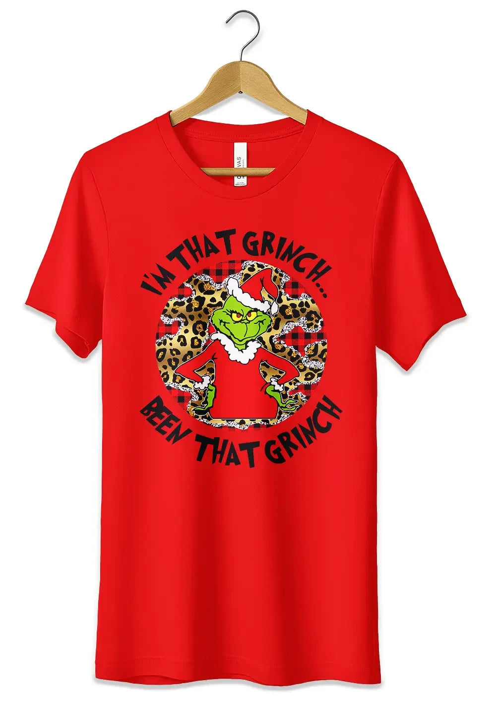 T-Shirt Maglietta Rossa il Grinch Christmass Style - STREET STYLE