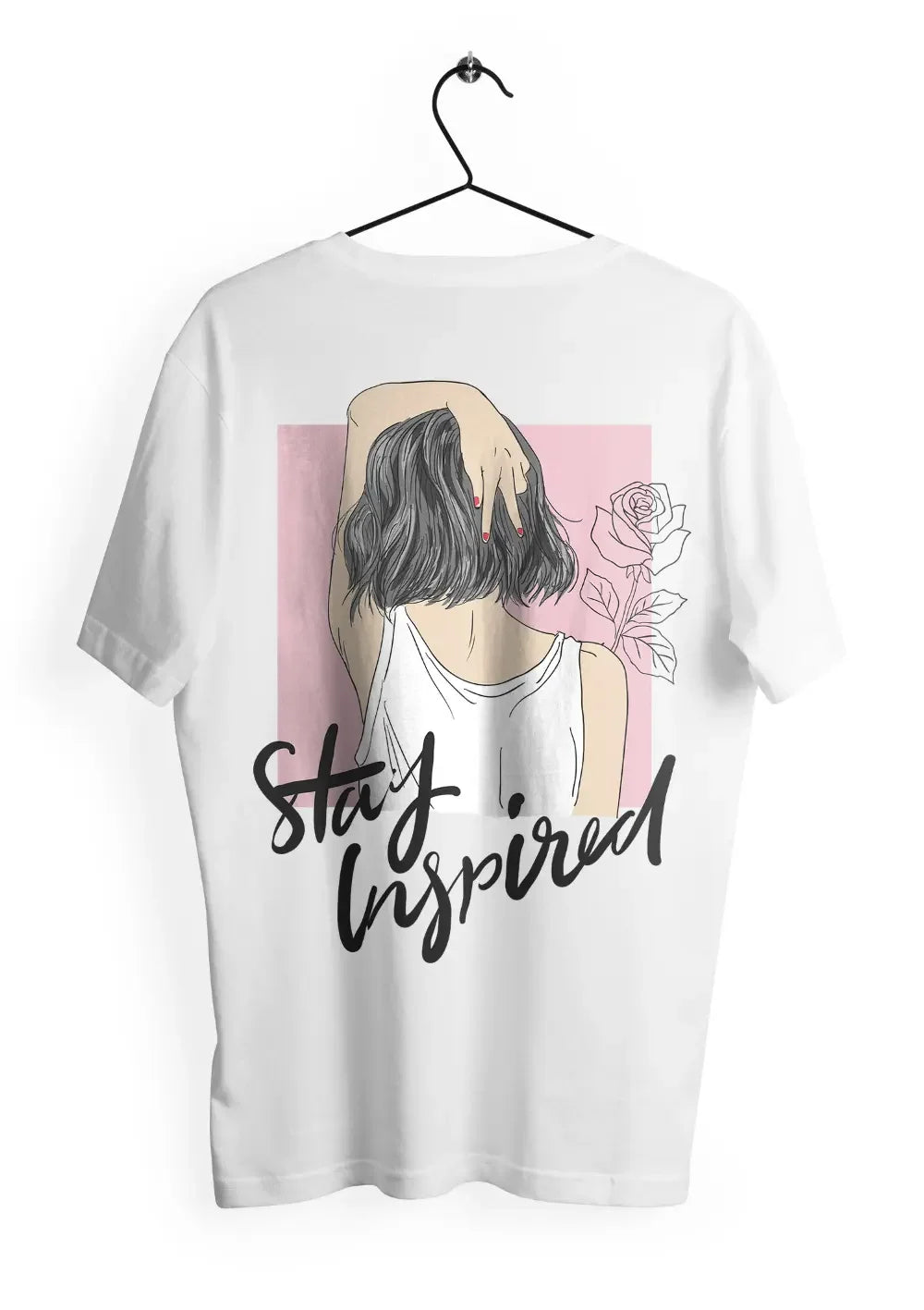 T-Shirt Maglietta Stay Inspired Urban Oversize - STREET STYLE