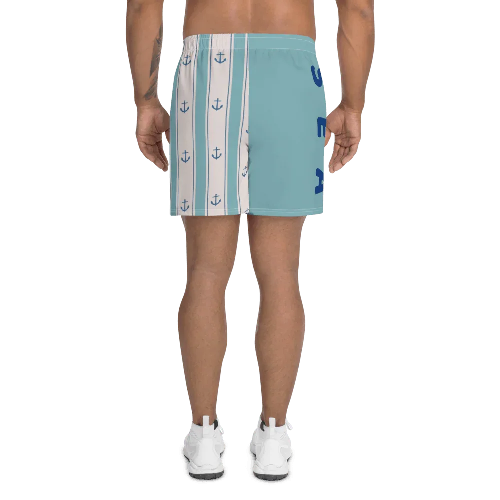 I LOVE RICCIONE Men's Athletic Long Shorts - STREET STYLE