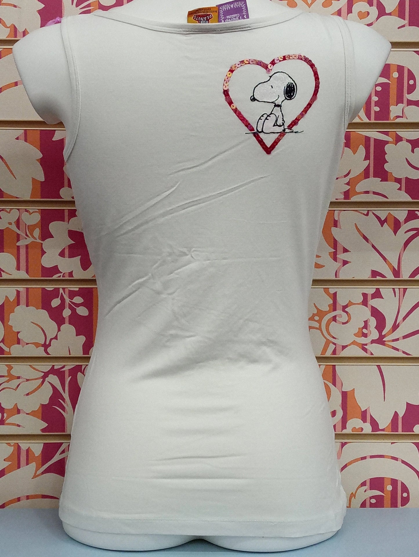 TS582TSW SNOOPY PAILETTES - TOONS T-SHIRT DONNA - STREET STYLE