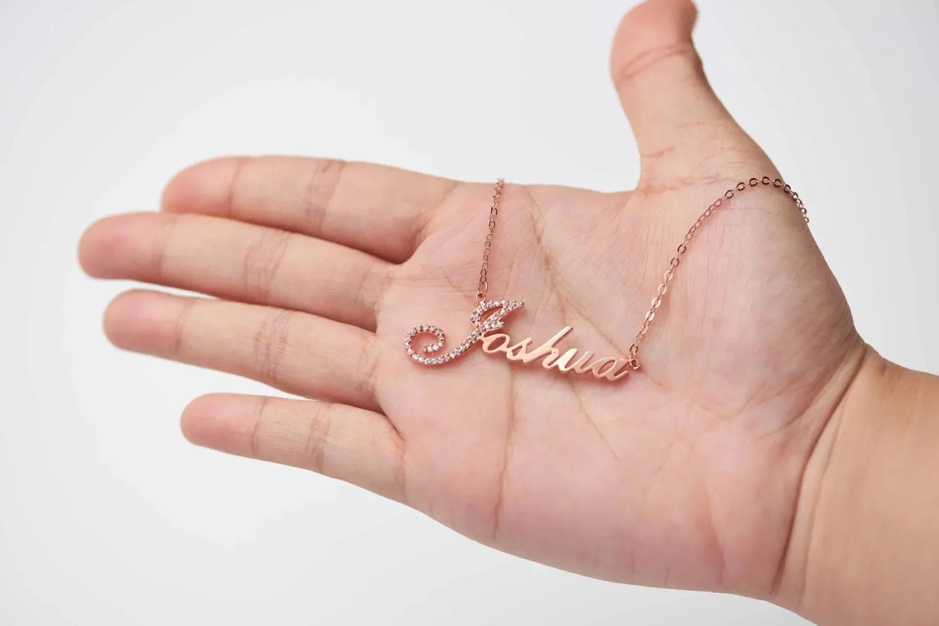 Full Silver Diamond Pendant Necklace - diamond necklace - STREET STYLE