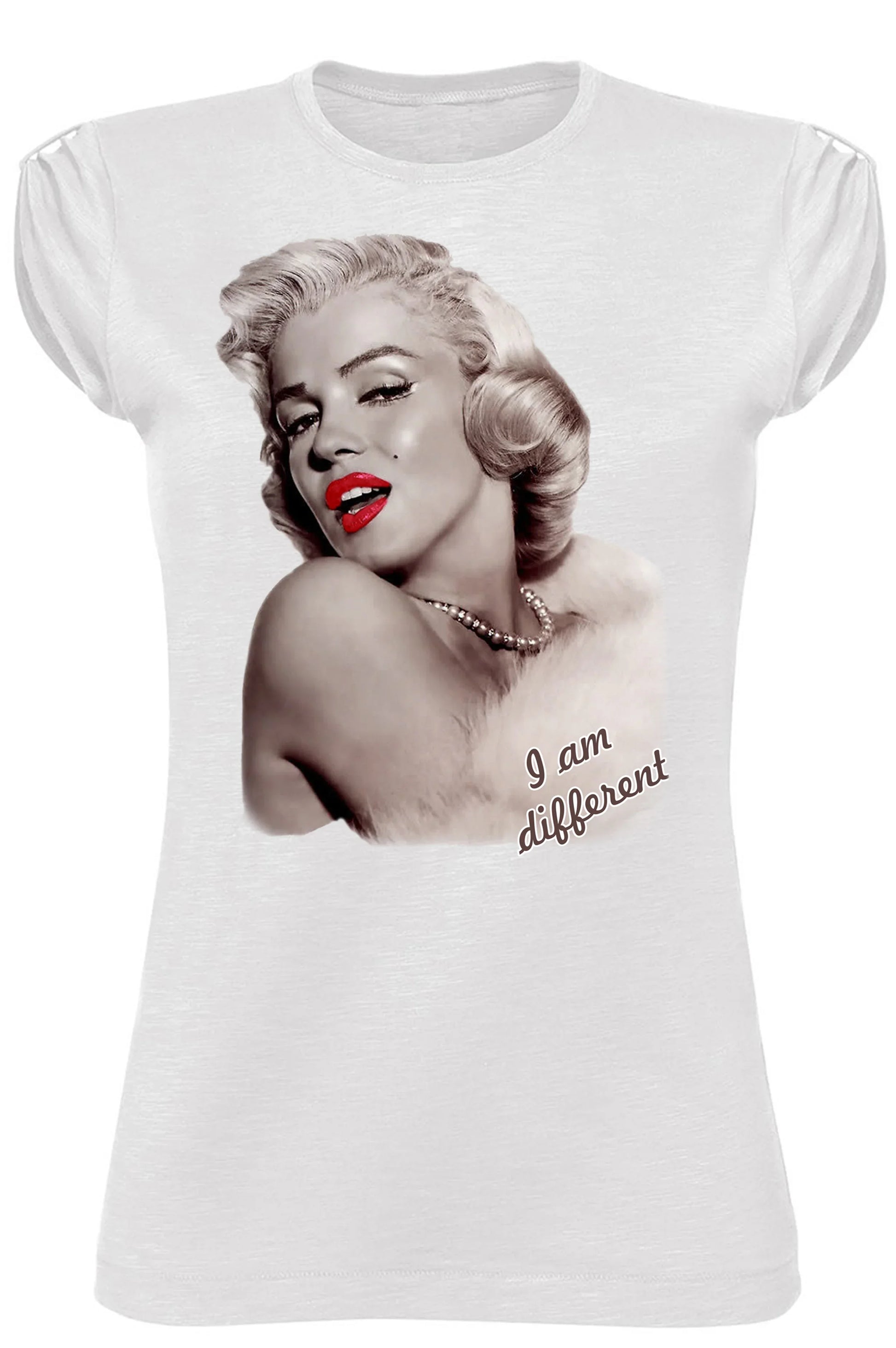 Marilyn Monroe Cantante Attrice The Legend 17-2 Lady Donna 100% Cotone Pettinato JK - STREET STYLE
