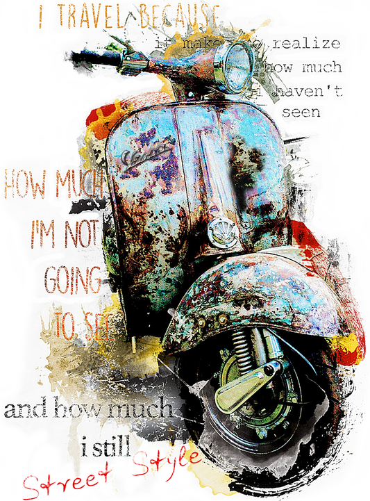 Auto Moto e Bici T-shirt Urban Men Uomo 100% Cotone Pettinato JK - STREET STYLE