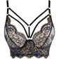 Sheer Lace Longline Plunge Bra Axami Sensations - STREET STYLE