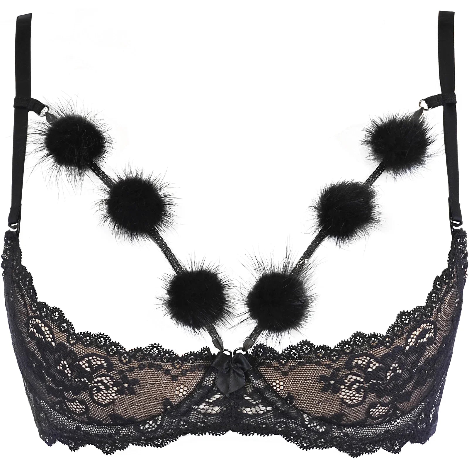 Sexy Open Cup Lace Bra Axami Pussycat - STREET STYLE