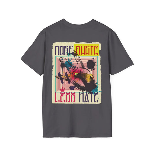 West Side - Urban Graffiti - Unisex T-Shirt - Back Print - STREET STYLE