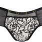 Ultra Sheer Brazilian Thong Panty Axami Black Angel - STREET STYLE