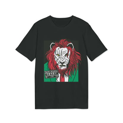Lion Boss - Comic Mafia - Premium Bio Unisex T-Shirt - Front Print - STREET STYLE