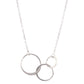Three Circle Pendant Necklace - Interlocking necklace - STREET STYLE