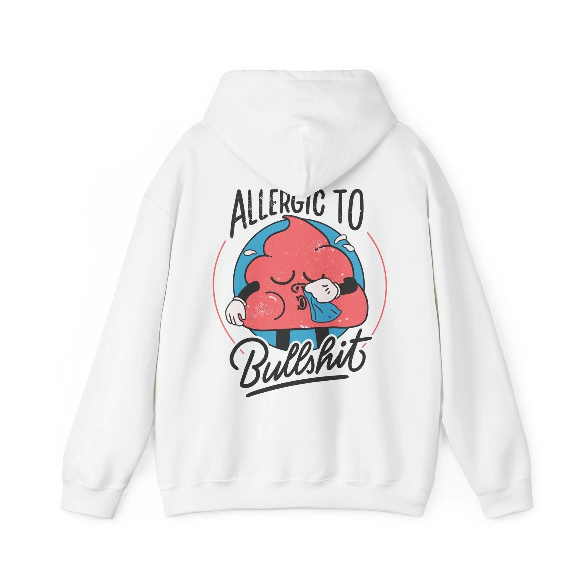 Allergic to Bullshit - Antisocial Retro - Unisex Hoodie - STREET STYLE