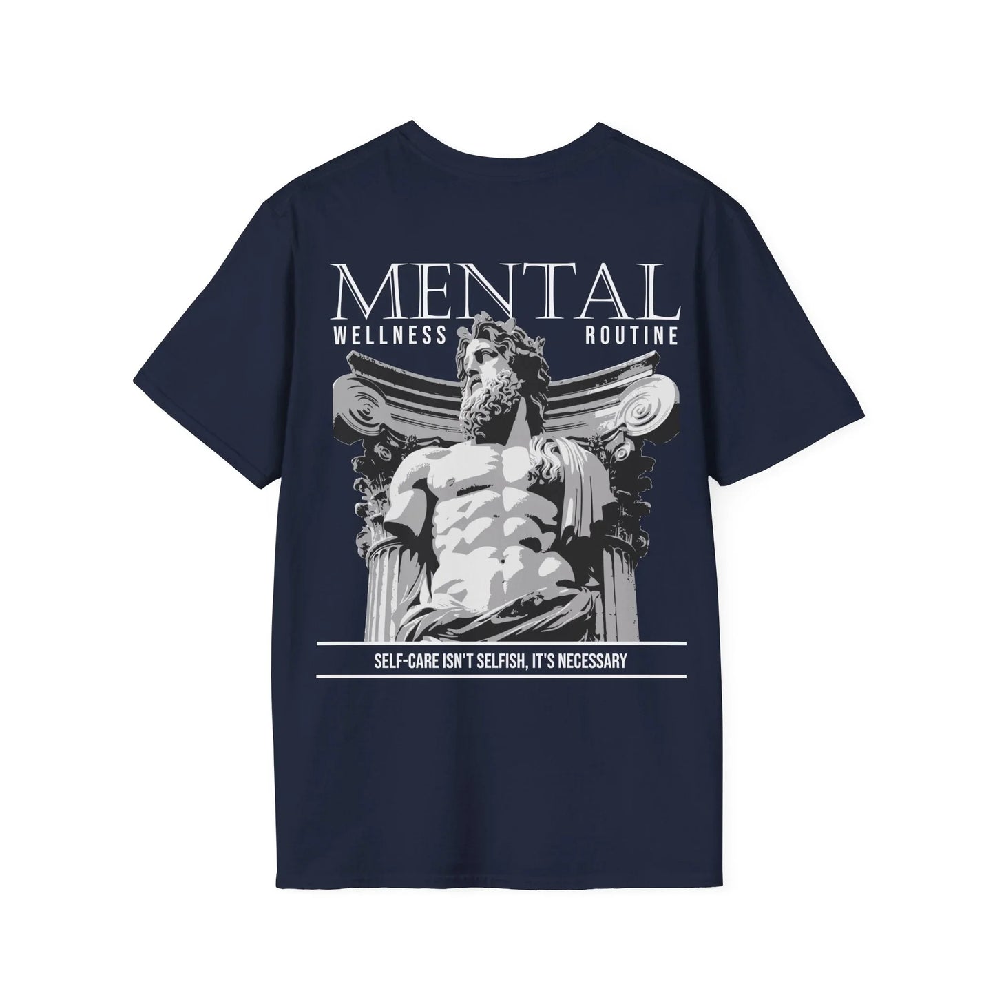 Mental Wellness Routine - Streetwear - Gods Way - Unisex T-Shirt - Back Print - STREET STYLE