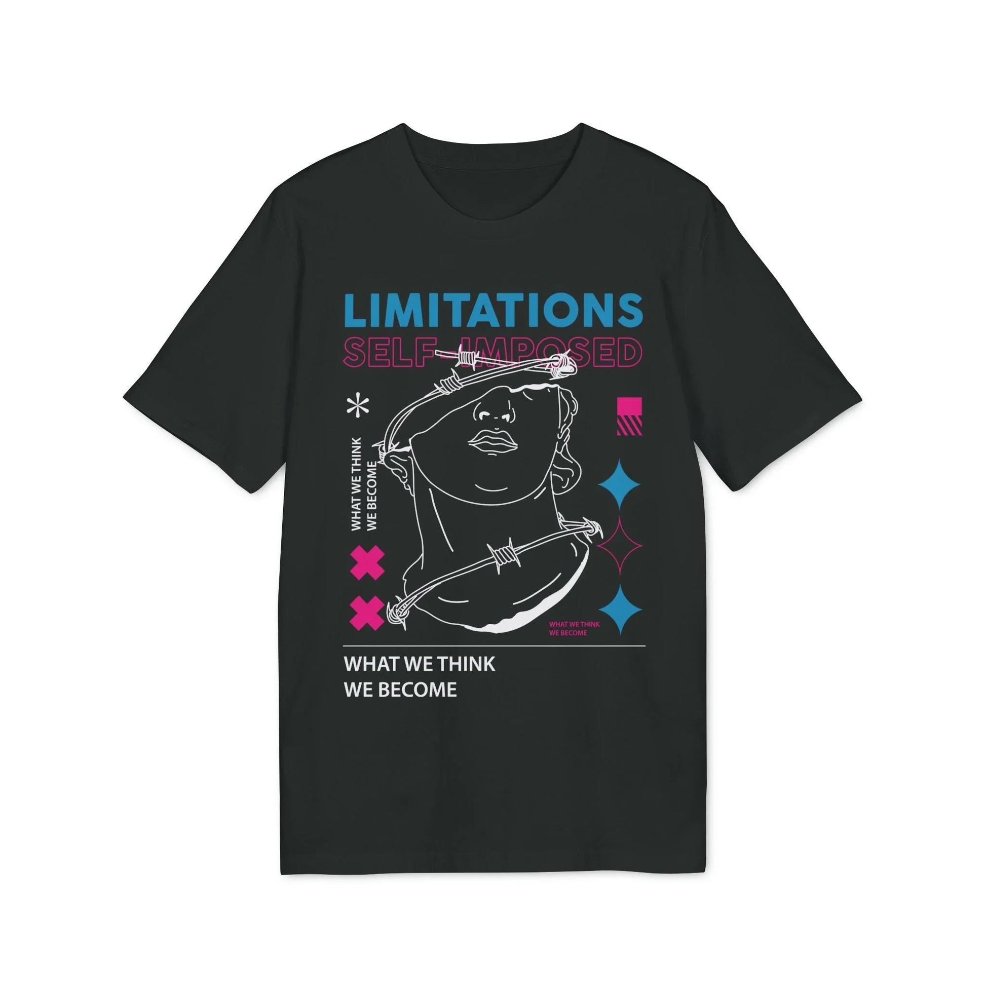 Limitations Self Imposed - Gods Way - Premium Bio Unisex T-Shirt - Front Print - STREET STYLE