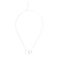 Two Circle Interlocking Pendant Necklace - STREET STYLE