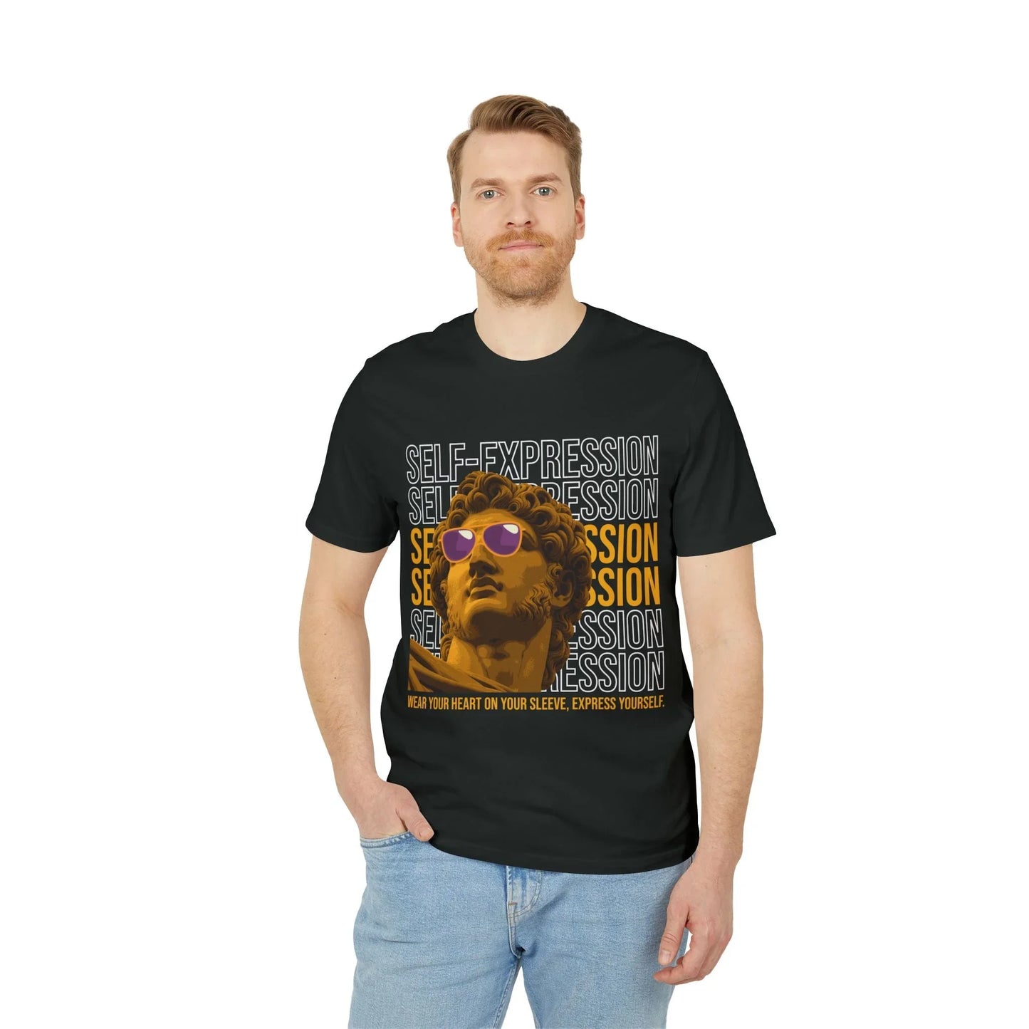 Self-Expression - Gods Way - Premium Bio Unisex T-Shirt - Front Print - STREET STYLE