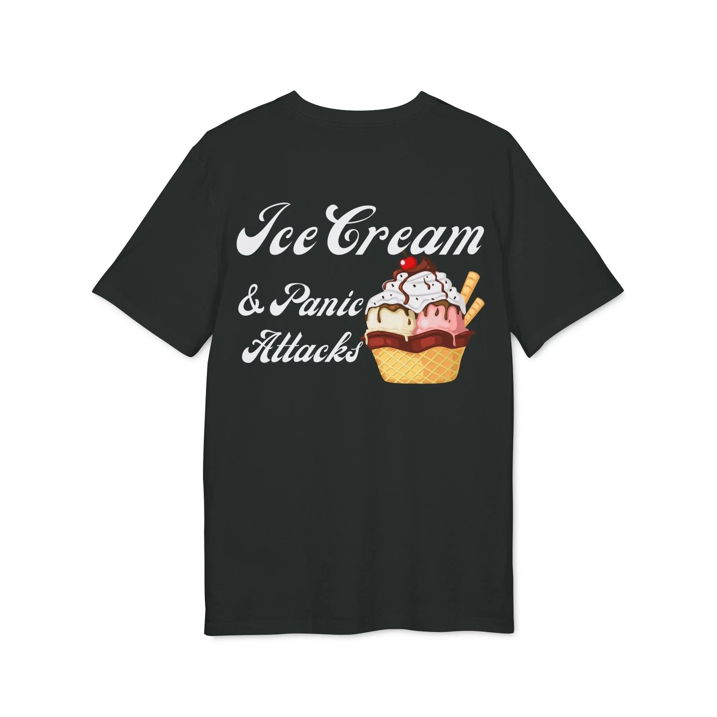 Ice Cream & Panic Attacks - See the Way - Premium Bio Unisex T-Shirt - Back Print - STREET STYLE