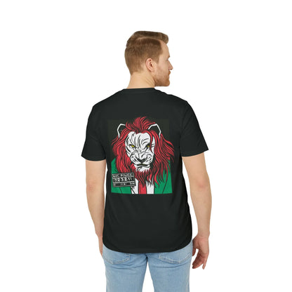 Lion Boss - Comic Mafia - Premium Bio Unisex T-Shirt - Back Print - STREET STYLE