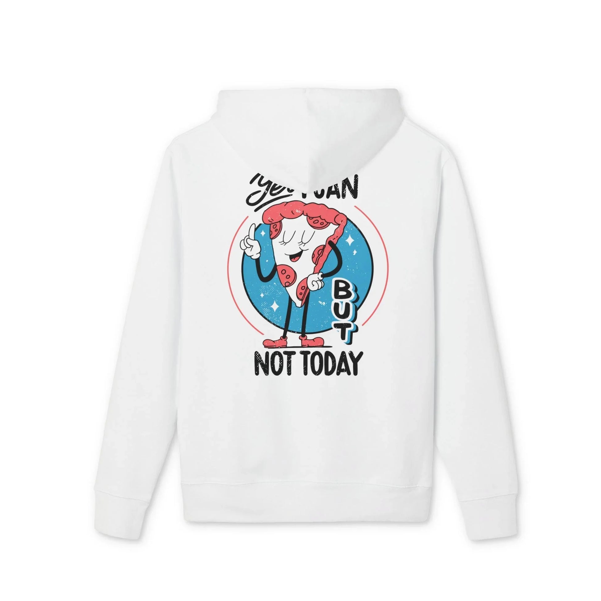 Yes I can but not Today - Antisocial Retro - Premium Bio Unisex Hoodie - Back Print - STREET STYLE