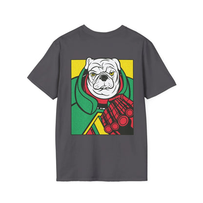 Pug - Comic Mafia - Unisex T-Shirt - Back Print - STREET STYLE