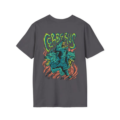 Cerberus - Greek Mythology - Unisex T-Shirt - Back Print - STREET STYLE