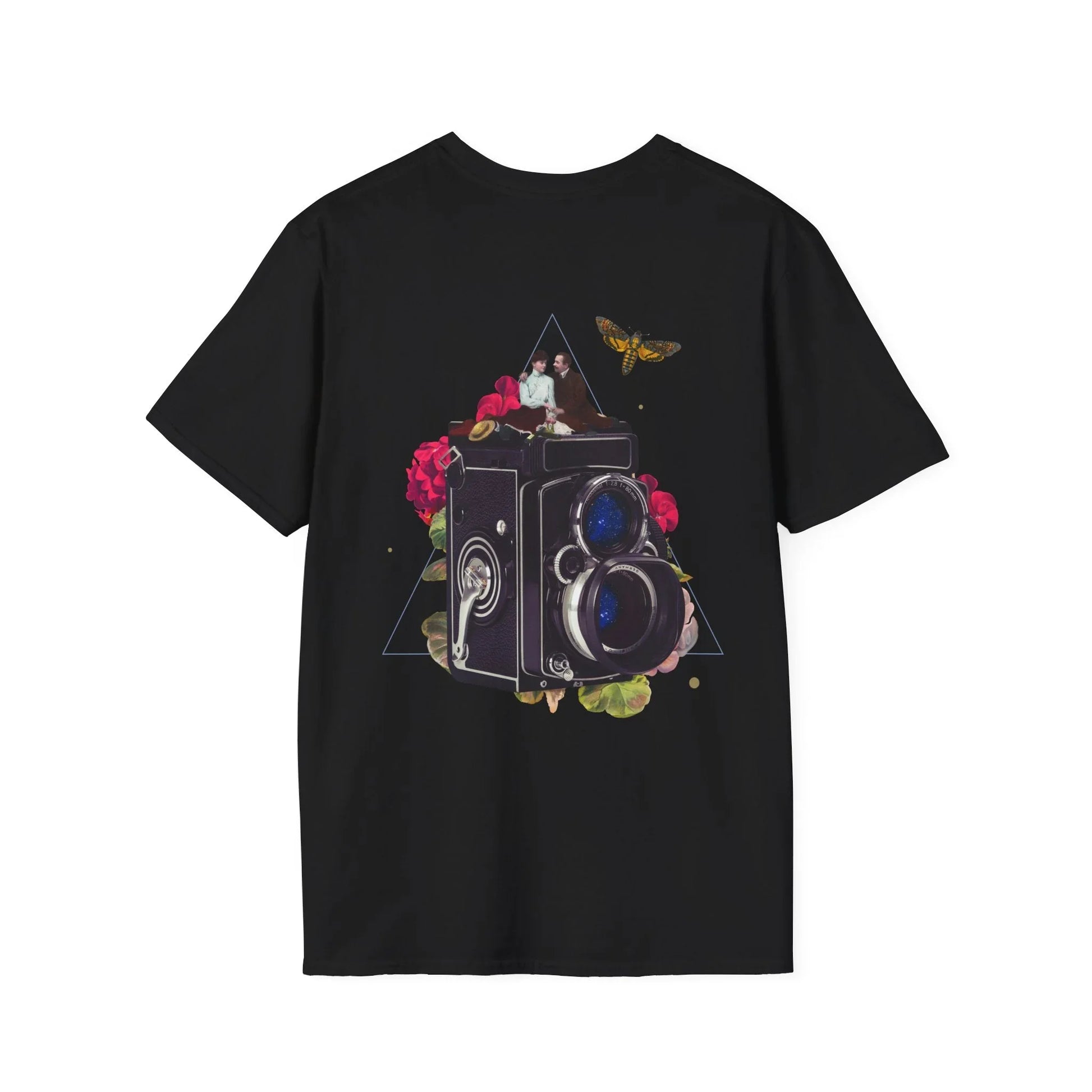 Camera - Quirky Collage - Unisex T-Shirt - Back Print - STREET STYLE