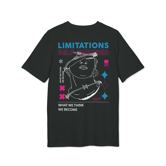 Limitations Self Imposed - Gods Way - Premium Bio Unisex T-Shirt - Back Print - STREET STYLE